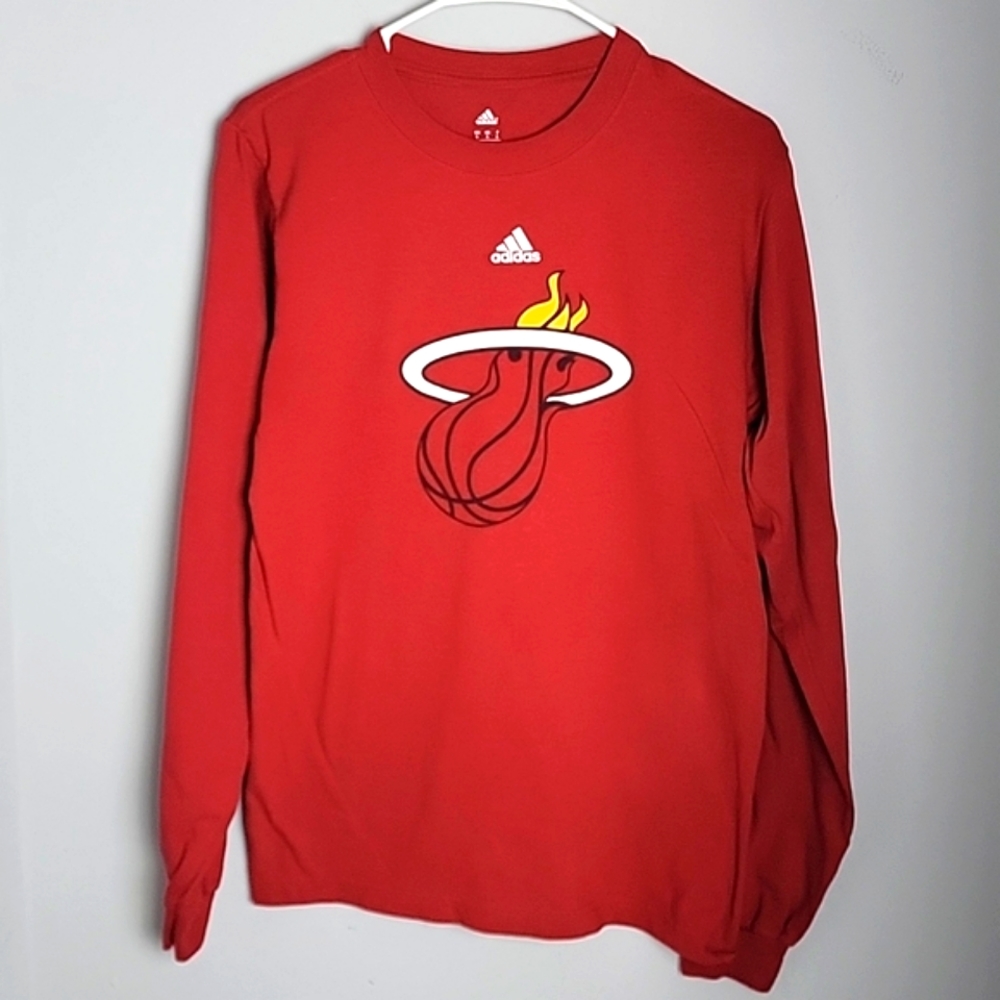 Men Adidas Miami Heat Shirts